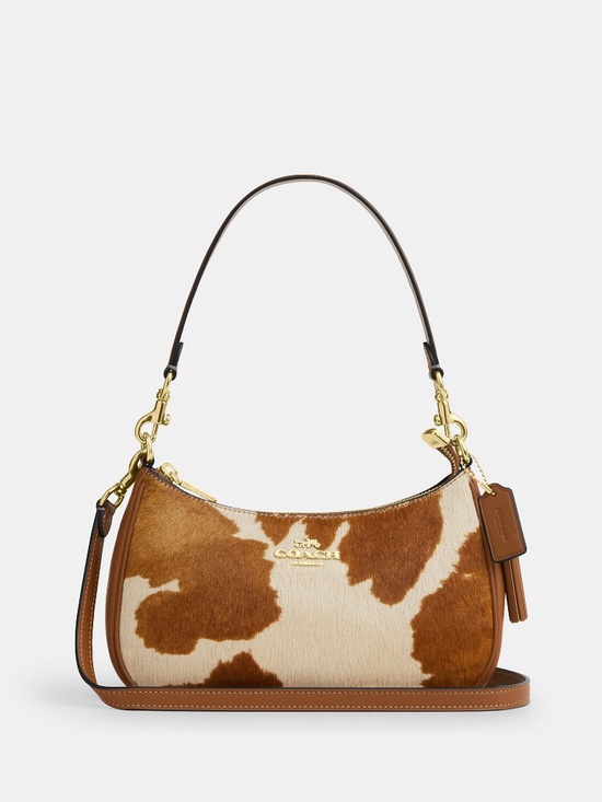 Coach Handbags - Coach Outlet Teri Shoulder Bag In Haircalf With Cow Print